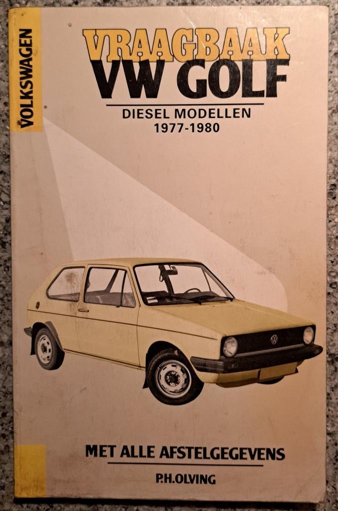 Oud boek Vraagbaak Volkswagen Golf Dieselmodellen 1977 1980, Ophalen of Verzenden