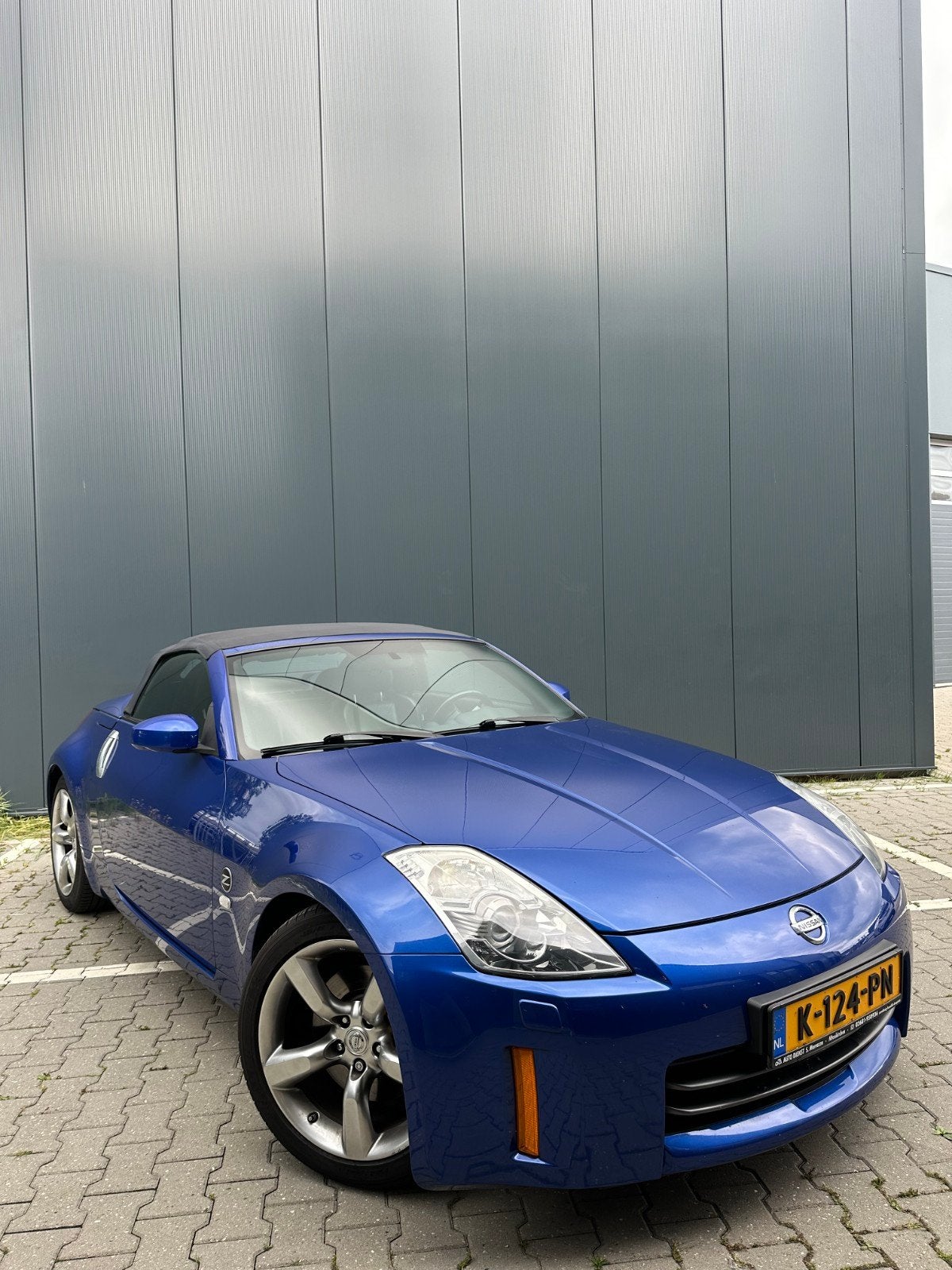 Nissan 350Z 3.5 V6 Roadster 2006 Daytona Blue metallic, Auto's, Nissan, 350Z, Achterwielaandrijving, Zwart, Cabriolet