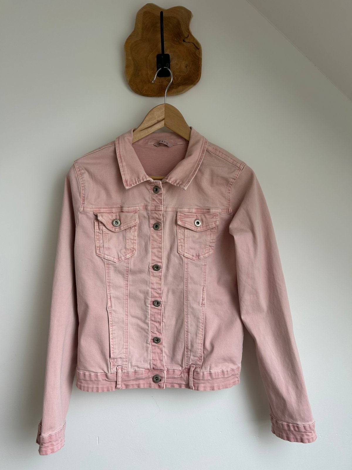 Zac & Joe spijkerjasje maat 38, Kleding | Dames, Ophalen of Verzenden, Zo goed als nieuw, Maat 38/40 (M), Roze