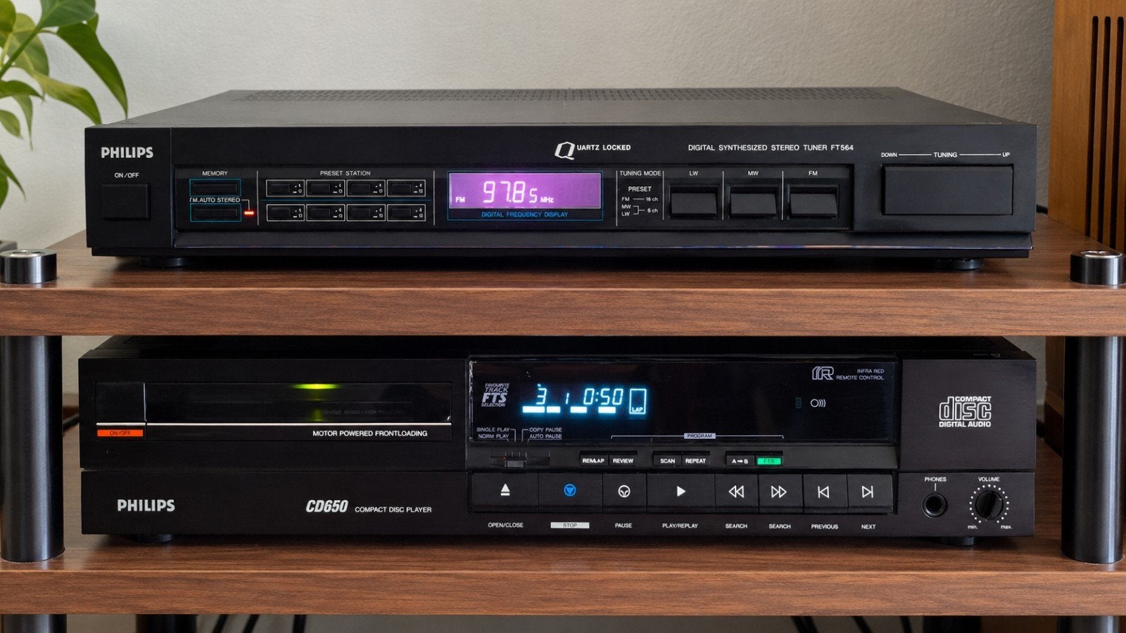 Philips CD650 – TDA1541 DAC – Vintage Audiofiele CD-speler, Ophalen of Verzenden, Philips