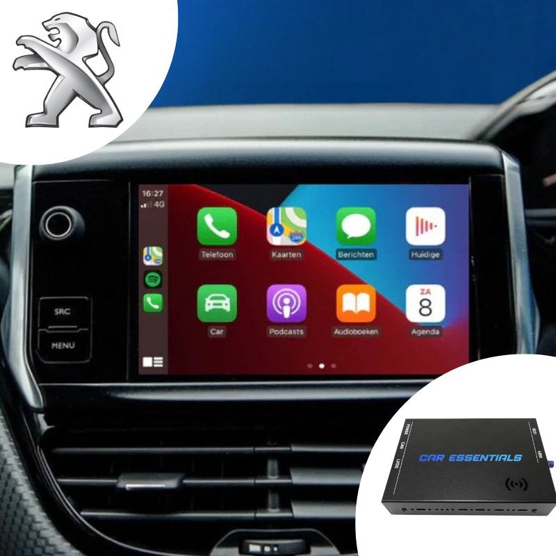 Apple CarPlay/Android Auto voor Peugeot - Car Essentials, Auto diversen, Ophalen of Verzenden, Zo goed als nieuw