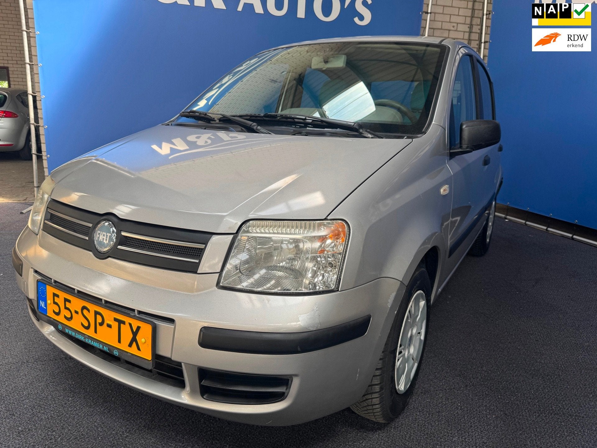 Fiat Panda 1.2 Navigator Nieuwe APK, Auto's, Fiat, Voorwielaandrijving, Stof, Gebruikt, Origineel Nederlands