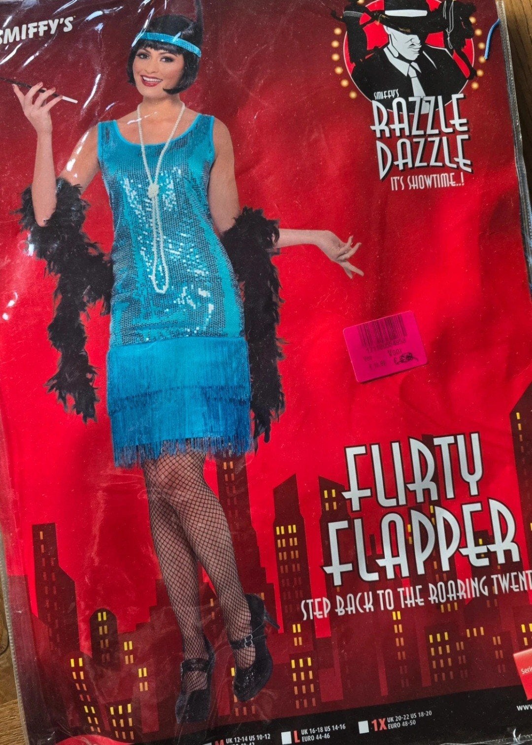 Flirty Flapper Kostuum - nieuw inc accessoires. Maat S., Kleding | Dames, Carnavalskleding en Feestkleding, Ophalen of Verzenden
