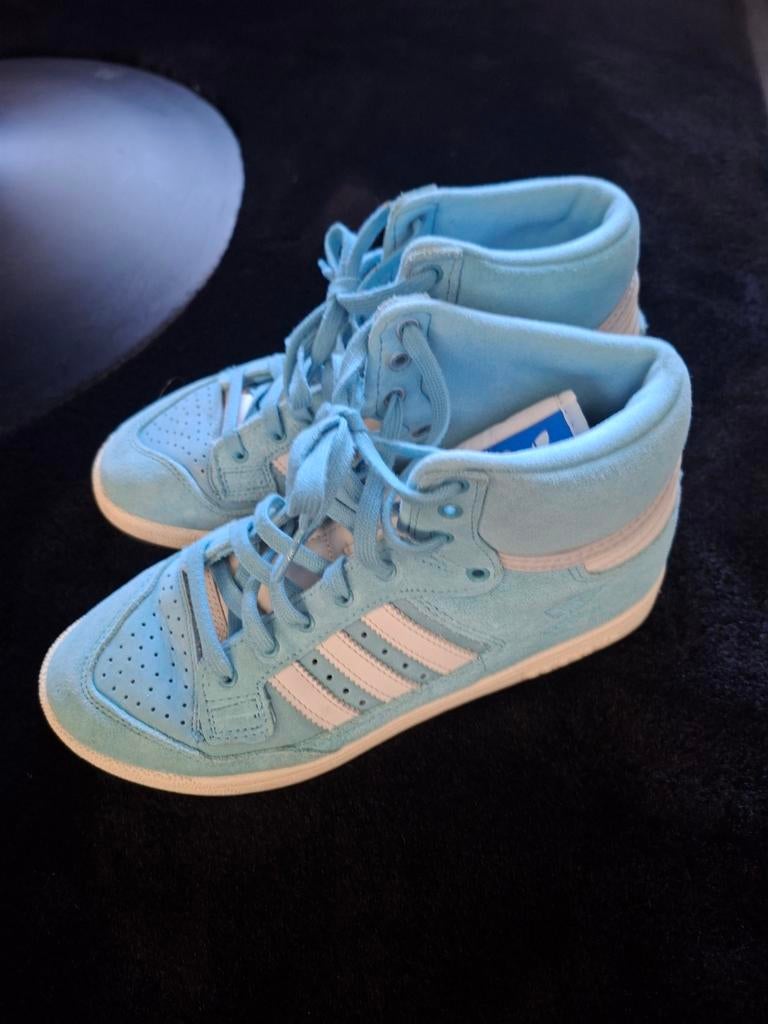 Adidas hoge sneakers lichtblauw, Kleding | Dames, Schoenen, Ophalen of Verzenden, Blauw, Adidas, Sneakers of Gympen