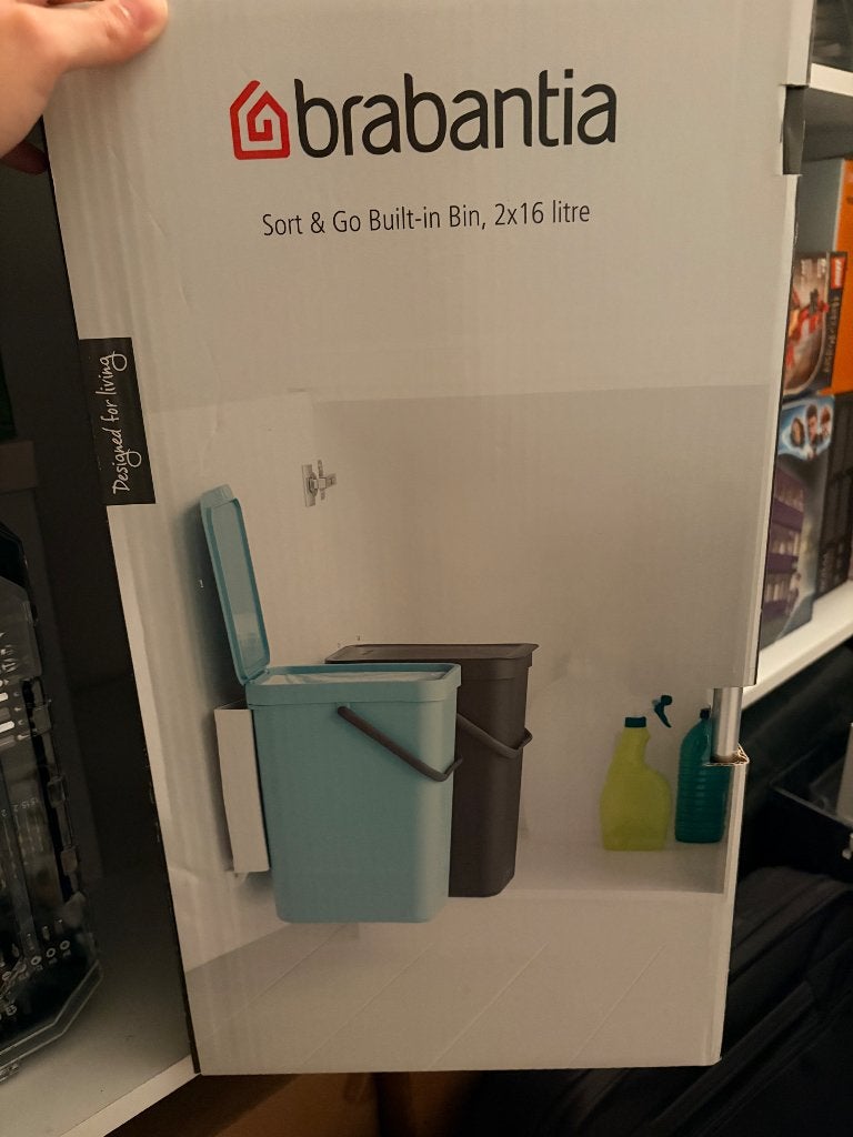 Brabantia inbouw prullenbak - NIEUW, Kunststof, Nieuw, Ophalen of Verzenden, 5 – 50
