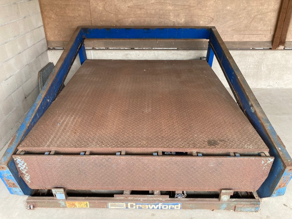 Crawford Dock Leveller, Ophalen, Gebruikt