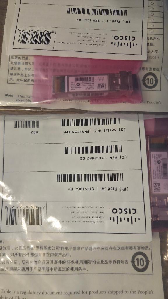 CISCO SFP-10G-LR, Ophalen of Verzenden, Nieuw
