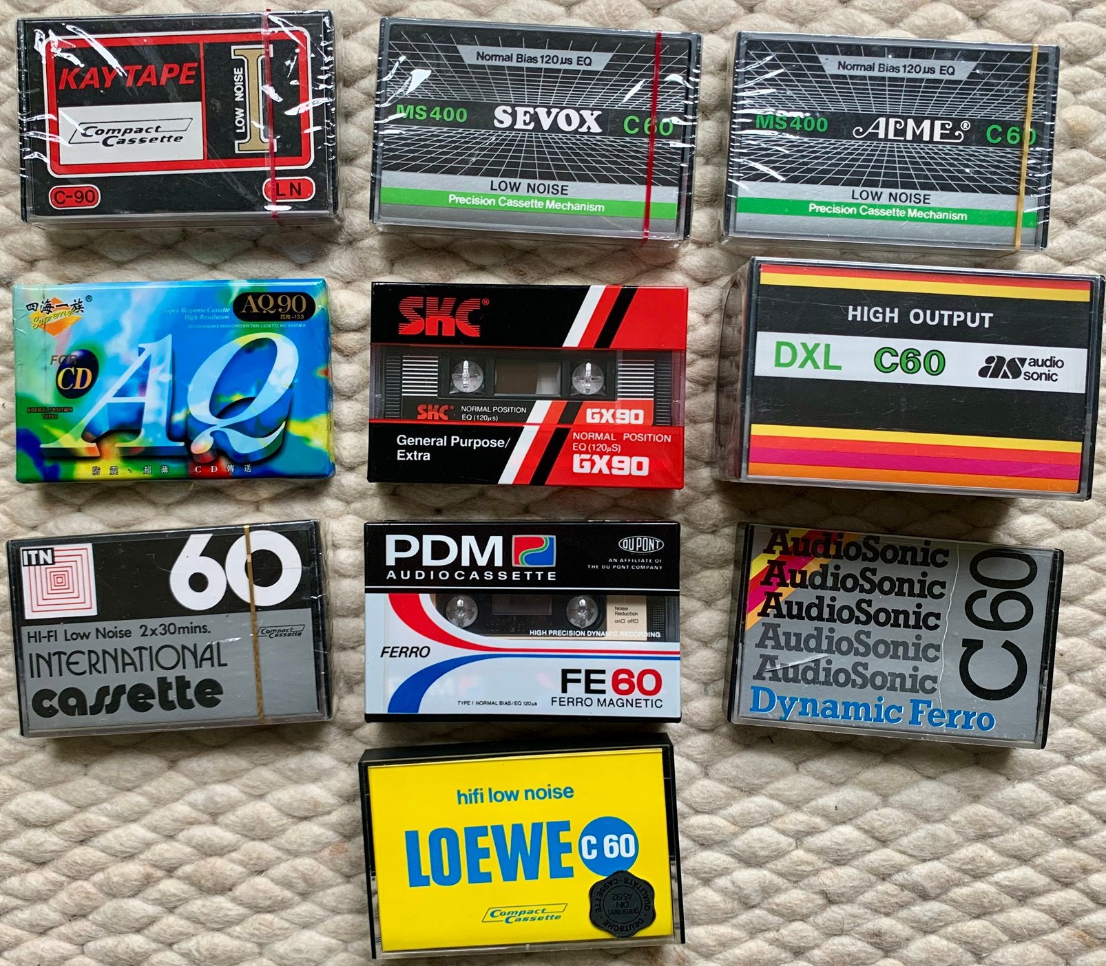Verzameltapes cassettebandjes SKC Loewe Sevox Acme AS AQ PDM, 2 t/m 25 bandjes, Diversen, Ophalen of Verzenden, Nieuw in verpakking