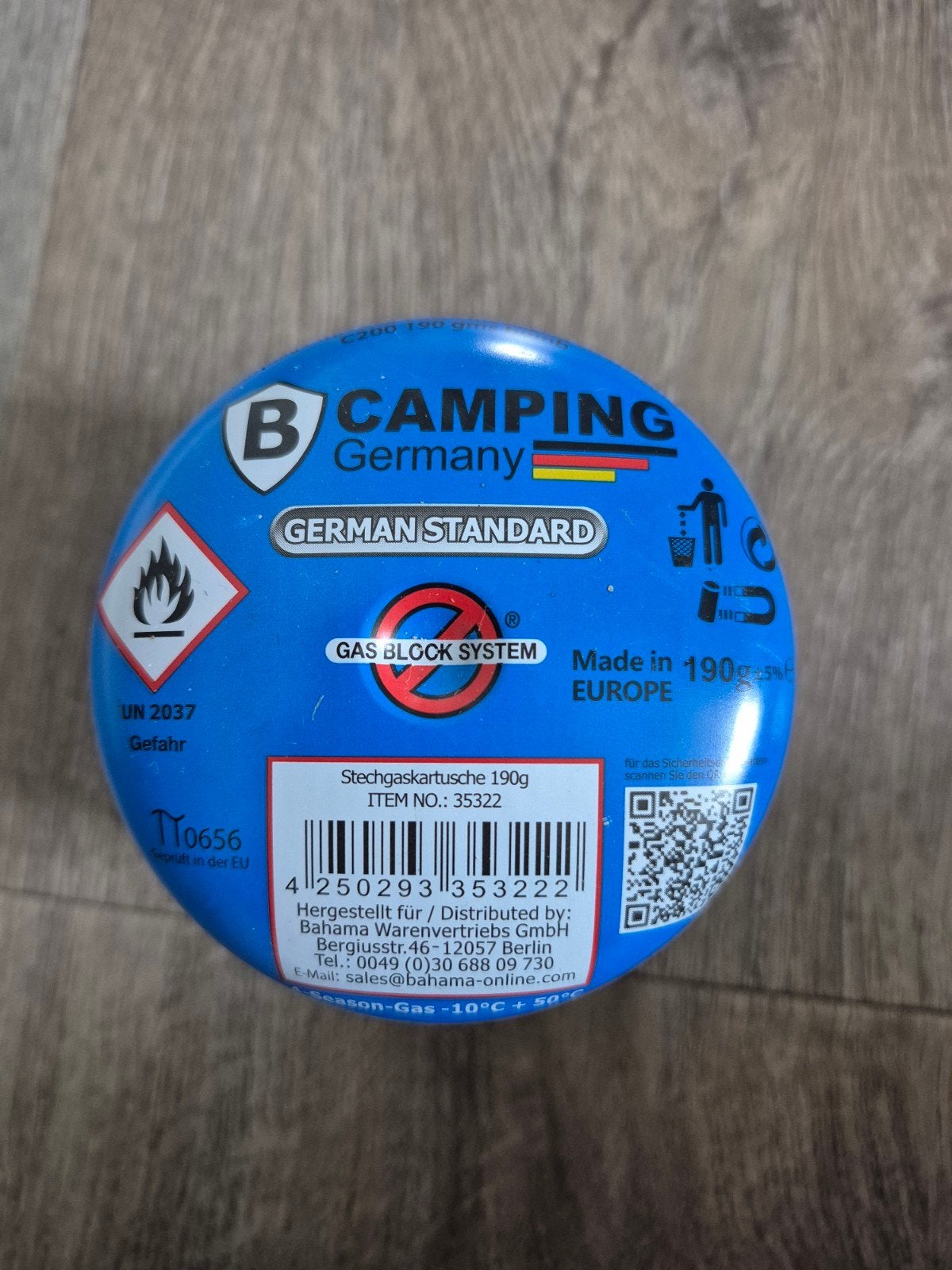5x Campingaz Butaan Gaspatroon 190g - Nieuw, Ophalen of Verzenden, Nieuw