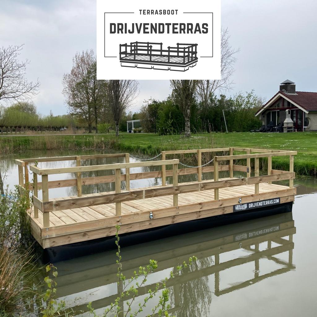 Drijvend ponton 3x2.40m | steiger terrasboot water, Watersport en Boten, Info@drijvendterras.com, Drijvendterras, Onderhoud en Reparatie