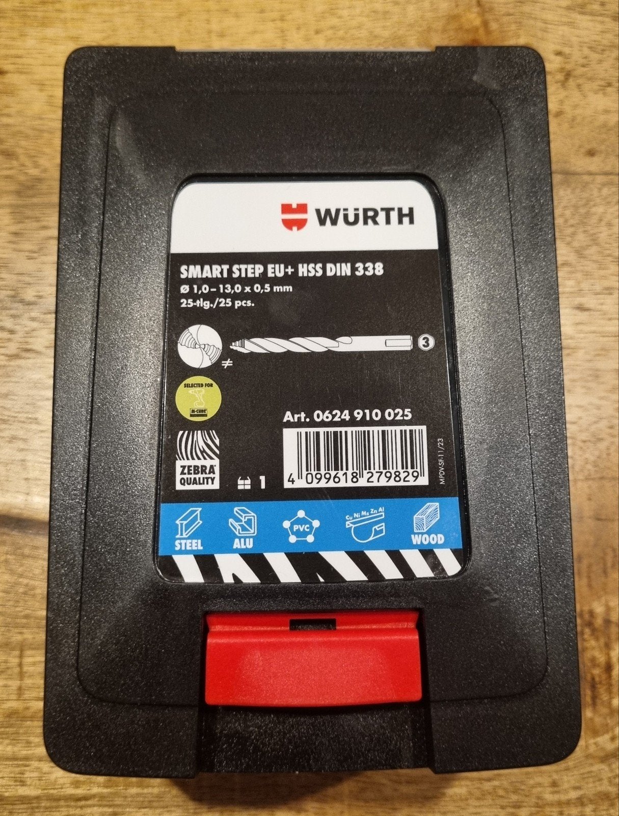 Borenset Smart-Step EU HSS DIN338 25 delig, Ophalen of Verzenden, Nieuw