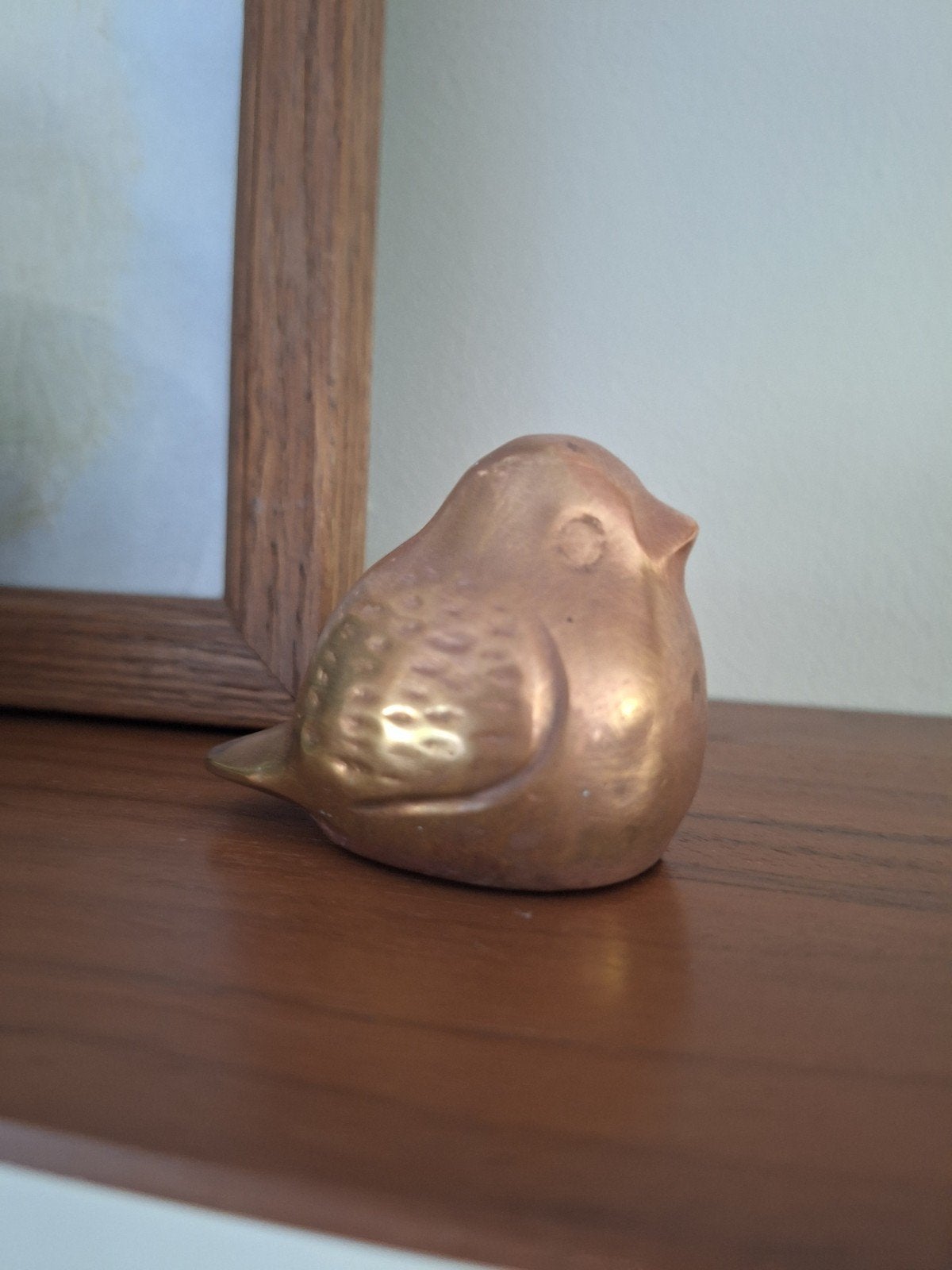 Decoratief Koperen Vogeltje, Ophalen of Verzenden