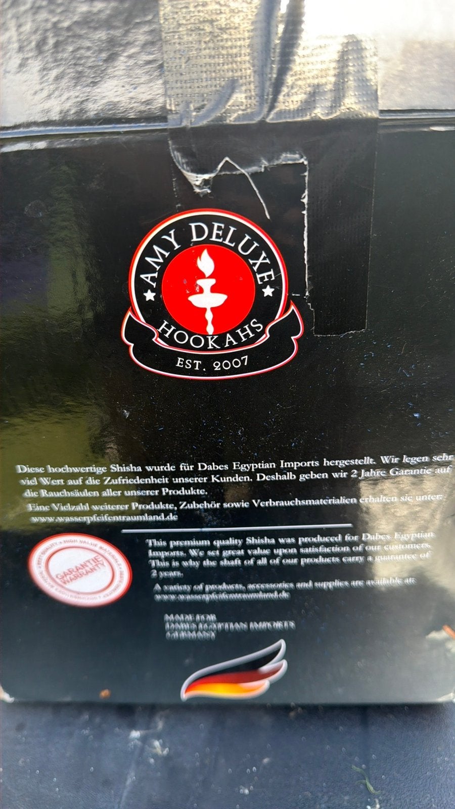 Sisha AMY DELUXE, Ophalen of Verzenden, Zo goed als nieuw