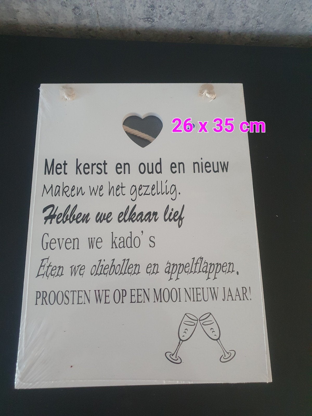 Nieuw wandbord, Ophalen of Verzenden, Nieuw