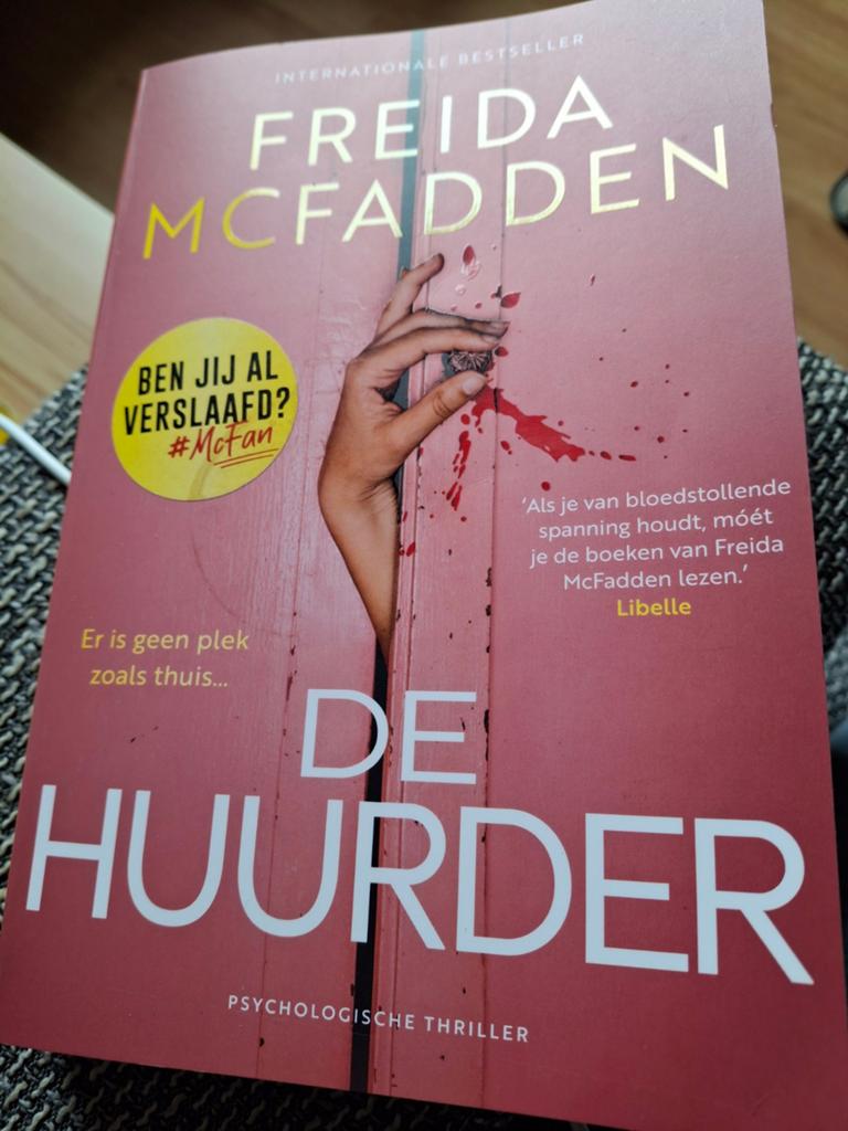 De Huurder - Psychologische Thriller van Freida McFadden, Ophalen of Verzenden, Zo goed als nieuw, Freida McFadden, Nederland