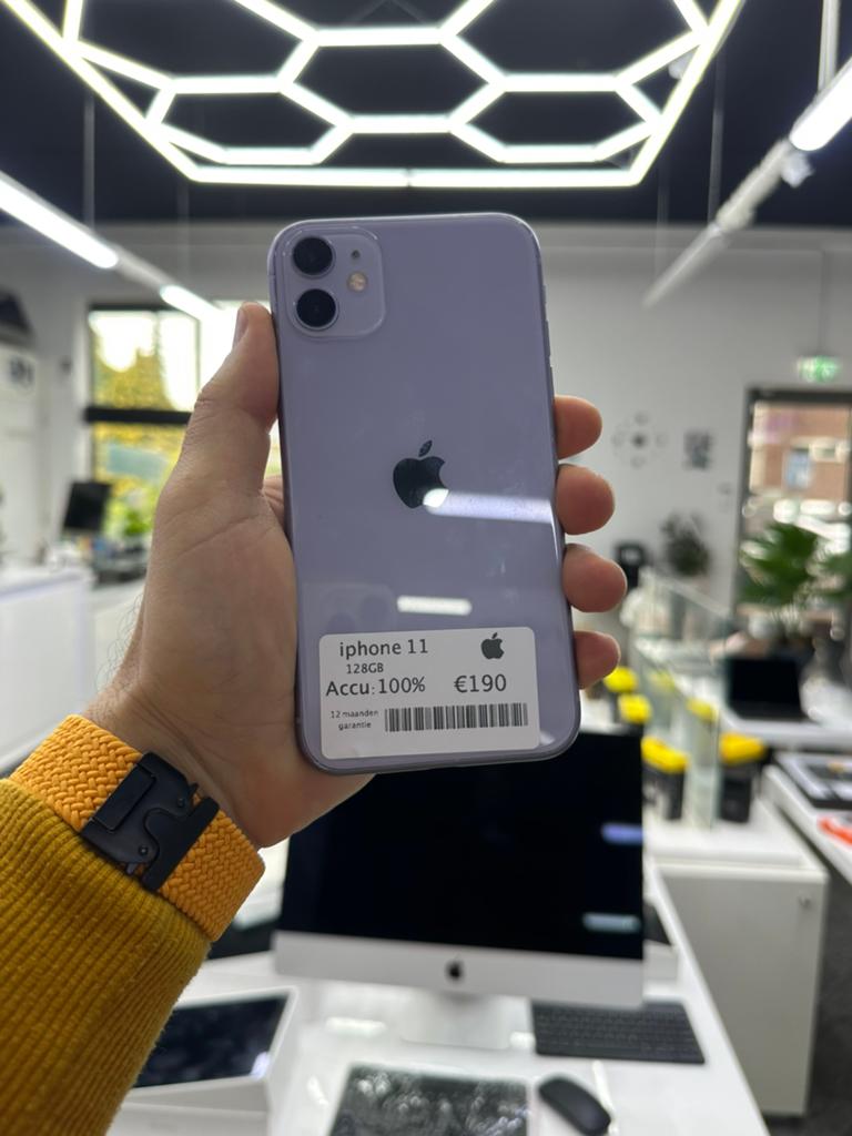 iPhone 11 | 128GB | Refurbed | 100% battery, Ophalen of Verzenden, Refurbished