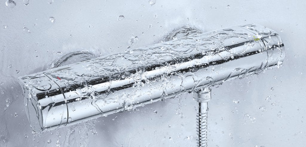 Douchethermostaat GROHE Grohtherm 2000 met koppelingen, Ophalen, Nieuw, Chroom, Kraan