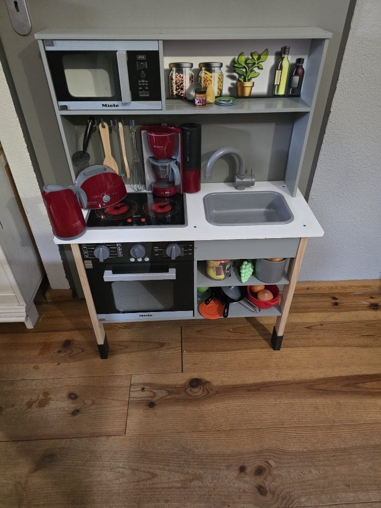 Miele speelkeuken met accessoires, Ophalen, Zo goed als nieuw, Hout, Speelkeuken