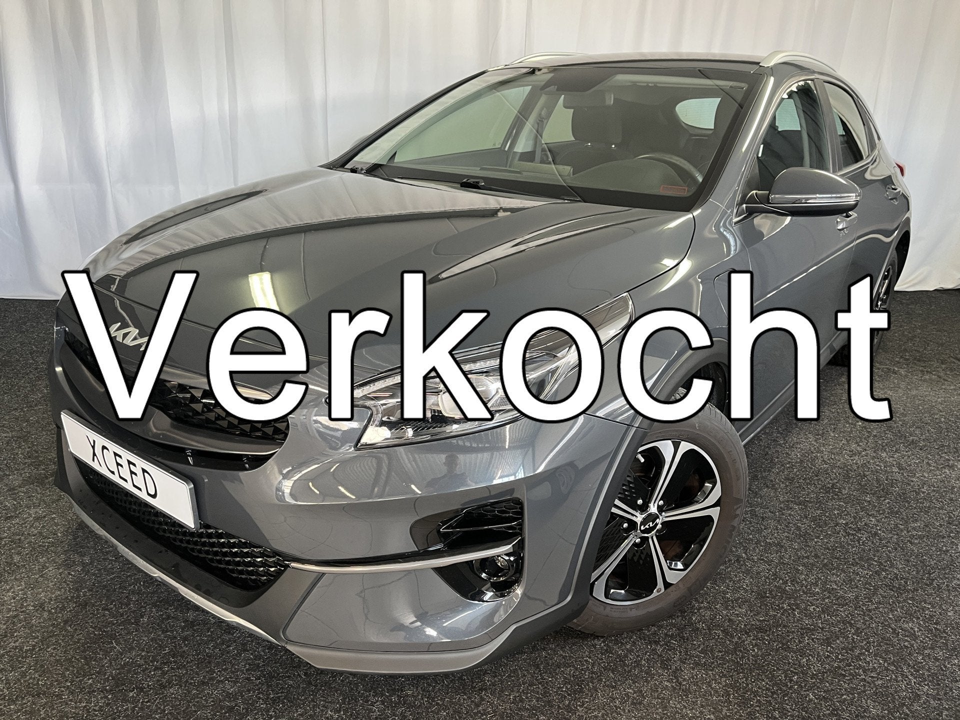 Kia Xceed 1.6 GDi PHEV PLUG-IN DynamicLine 1E EIGN/ECC/APPLE, Auto's, Stof, Gebruikt, Met garantie (alle), Plug-in hybride