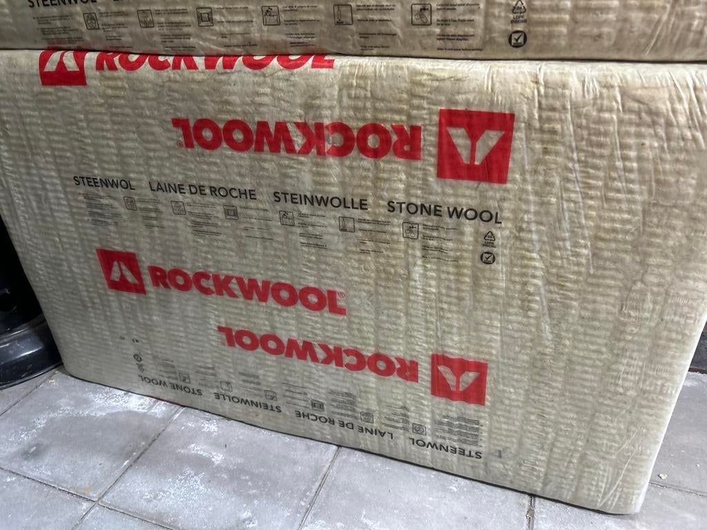 Rockwool Steenwol 10 cm Dik, 4,5 pak., Ophalen, Nieuw, Steenwol, Muurisolatie