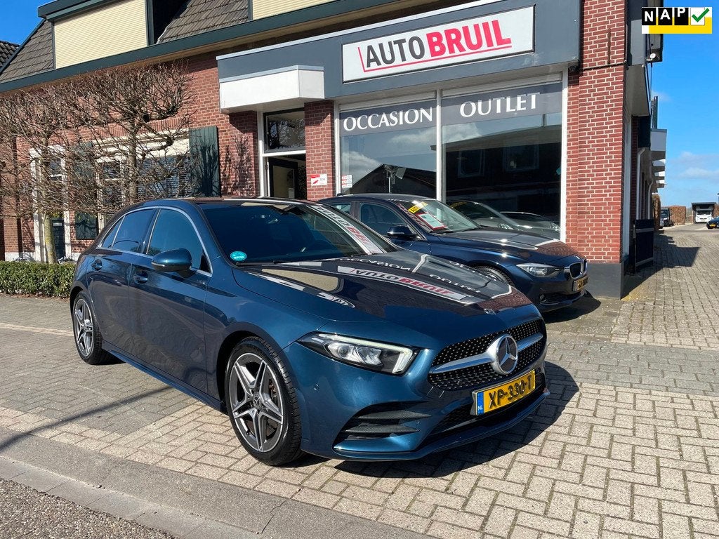 Mercedes-Benz A-klasse 180 Business Solution AMG Aut.|NL-aut, Automatische klimaatregeling, 136 pk, Gebruikt, 4 cilinders
