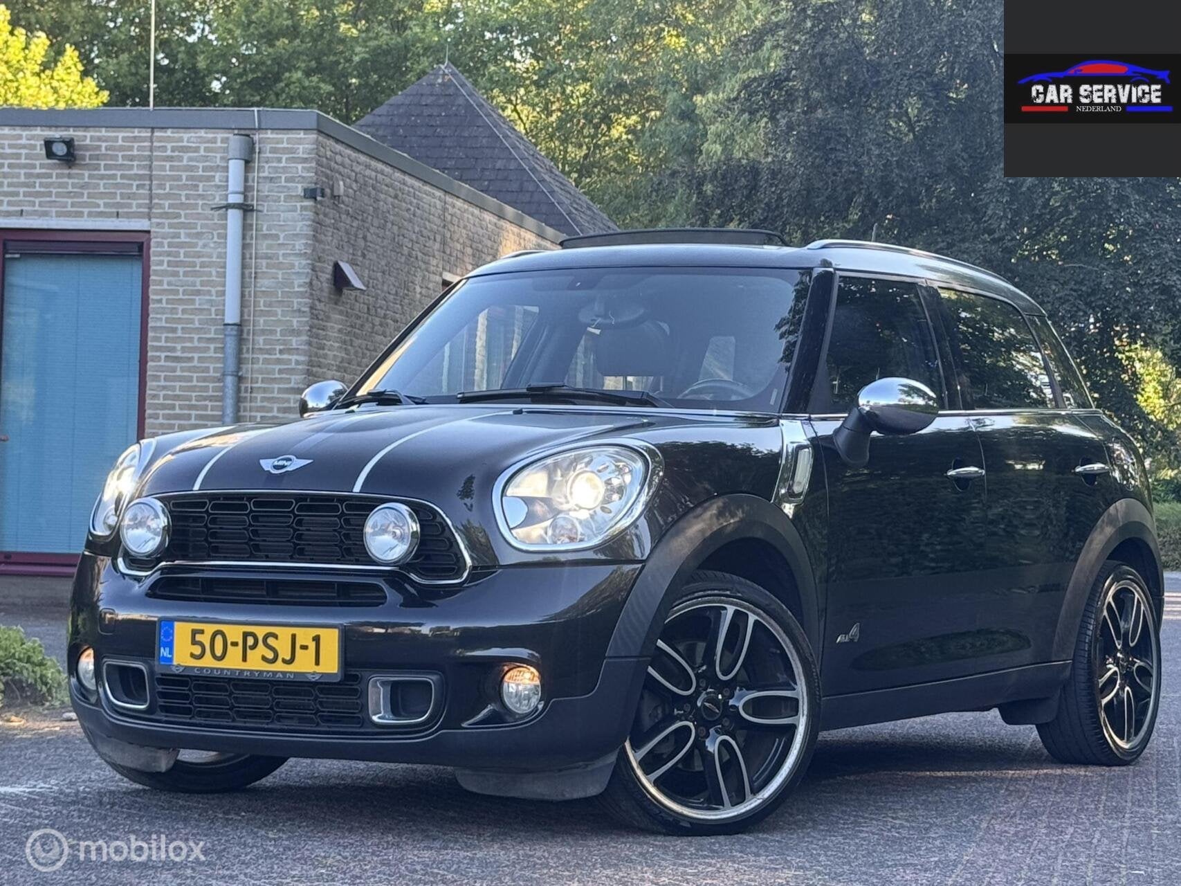 Mini Countryman 1.6 Cooper S ALL4/NAP/NWE APK/PANO/NAVI/PDC, Euro 5, 1380 kg, Gebruikt, Zwart