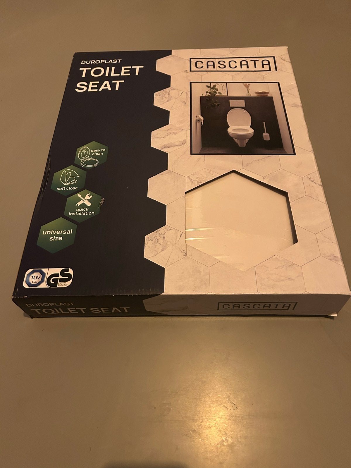 Nieuwe Duropast Cascata Toiletzitting - Soft Close, Doe-het-zelf en Verbouw, Sanitair, Ophalen of Verzenden, Nieuw, Toilet