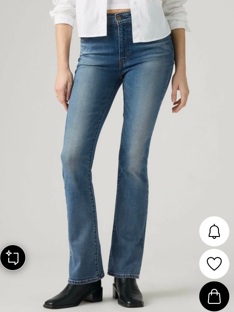 Levi’s bootcut jeans maat 28, Ophalen of Verzenden, Zo goed als nieuw, Blauw, W28 - W29 (confectie 36)