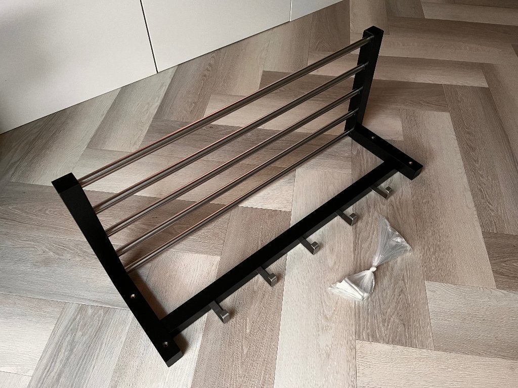 IKEA TJUSIG Kapstok Zwart 79 cm, Gebruikt, Minder dan 100 cm, Hout, Ophalen