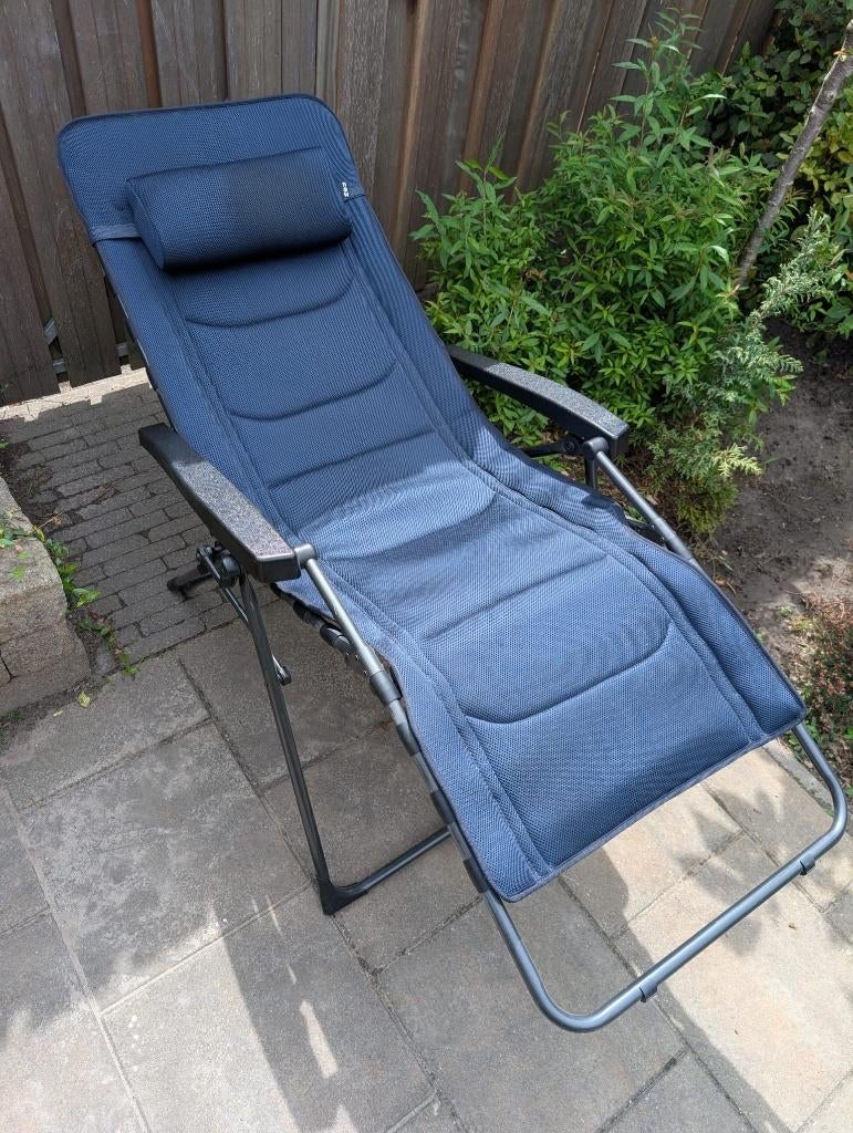 Ligstoel redwood, Ophalen, Zo goed als nieuw, Campingstoel