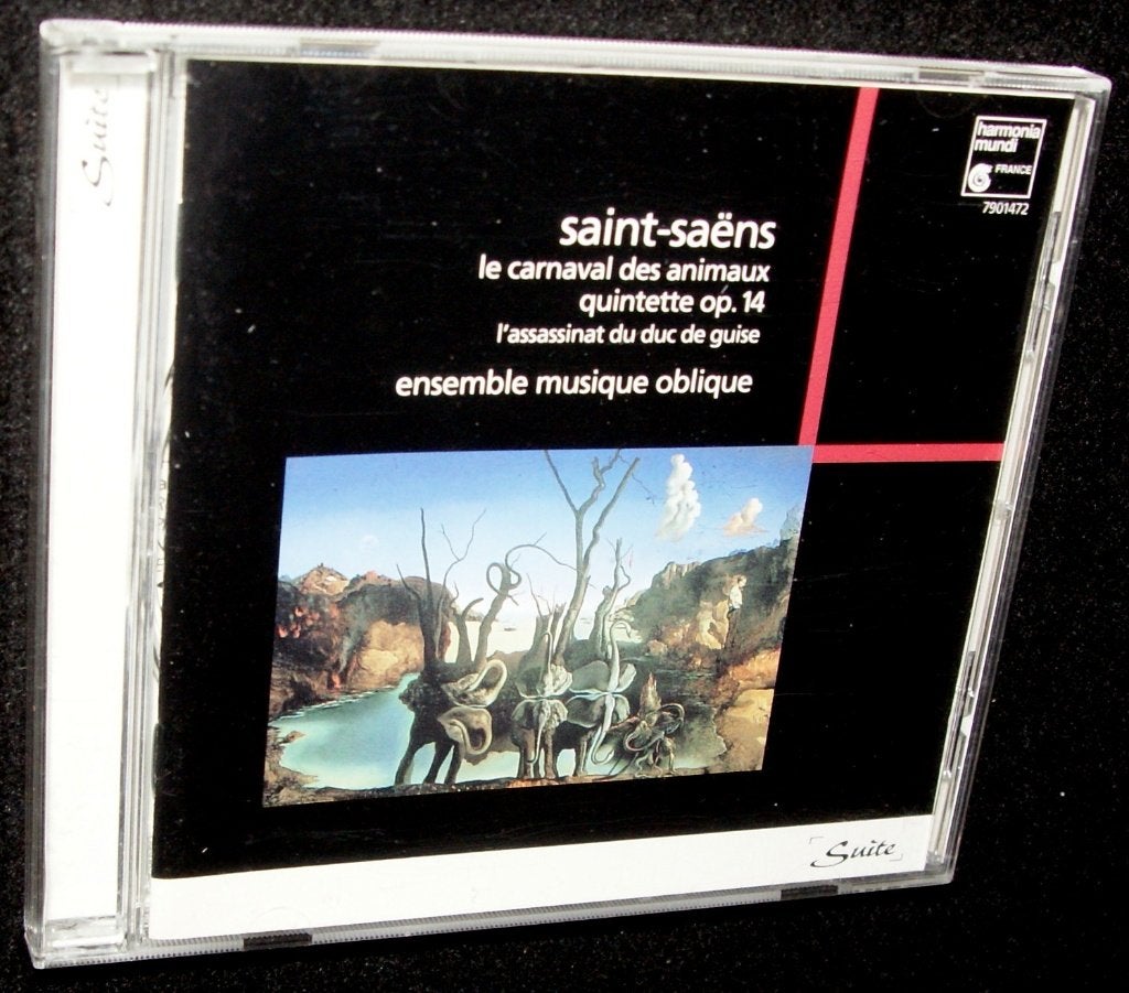 Saint Saens - Carnaval Des Animaux - Quintette Op. 14 - Musi, Ophalen of Verzenden, Classicisme, Zo goed als nieuw, Overige typen