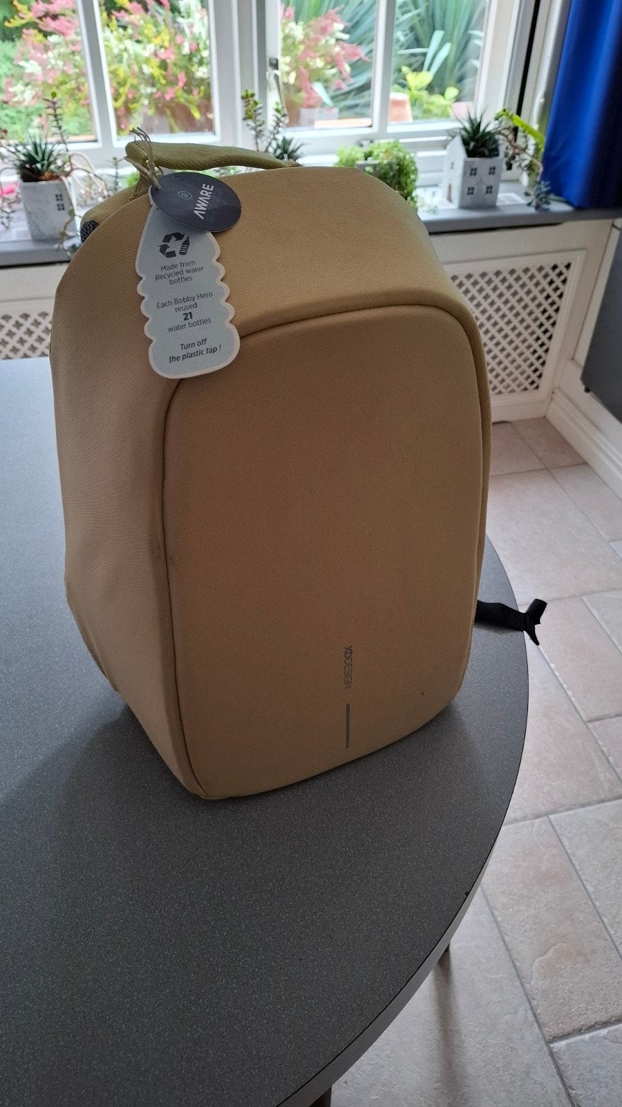 XD Design Bobby Hero Spring Anti-diefstal Rugzak Khaki, 25 tot 40 cm, Zo goed als nieuw, Waterdicht, Ophalen