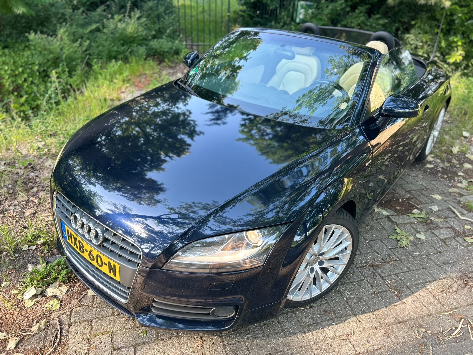 Audi TT 2.0 Tfsi Roadster Automaat NW APK / Airco Service, Auto's, Audi, TT, 4 cilinders, Blauw, Leder