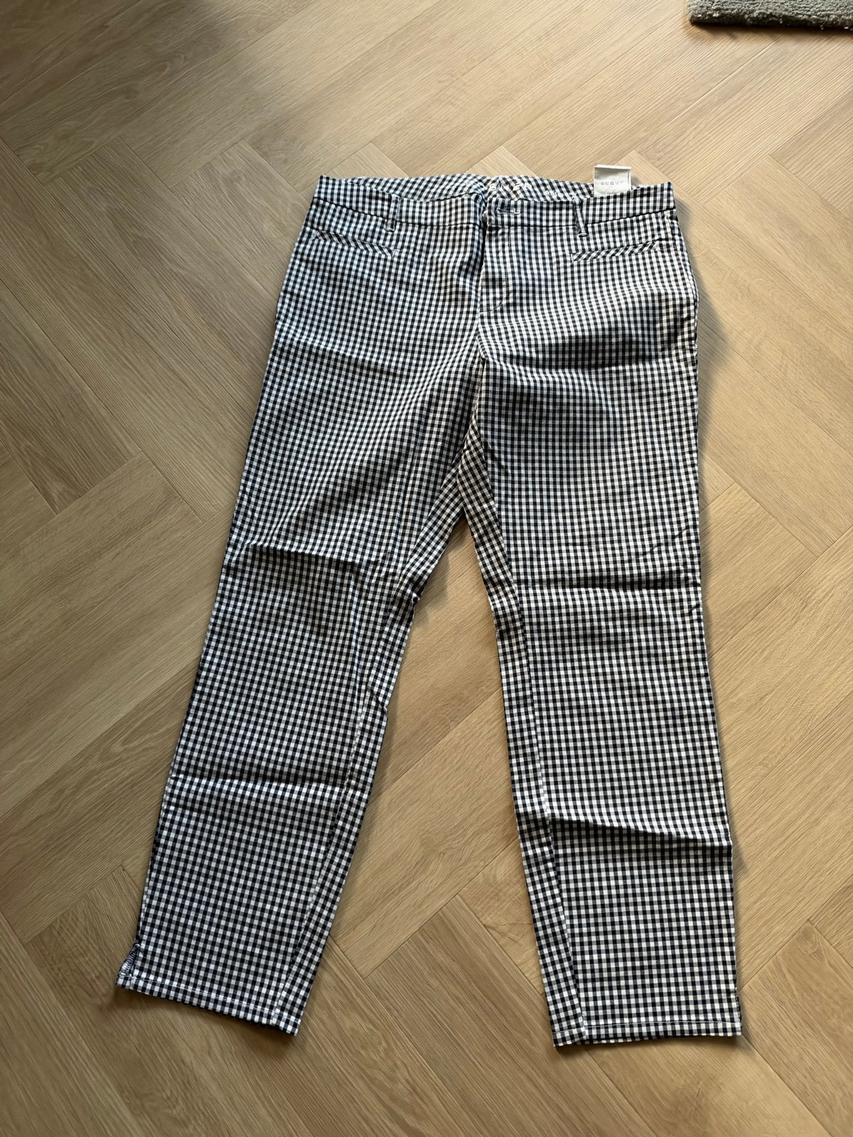 Rosner broek maat 40, zwart-wit ruitje, nooit gedragen, Ophalen of Verzenden, Nieuw, Maat 38/40 (M), Zwart