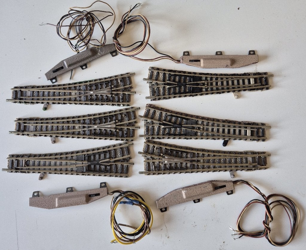Fleischmann Piccolo wissels, Gebruikt, Verzenden, Rails, Fleischmann
