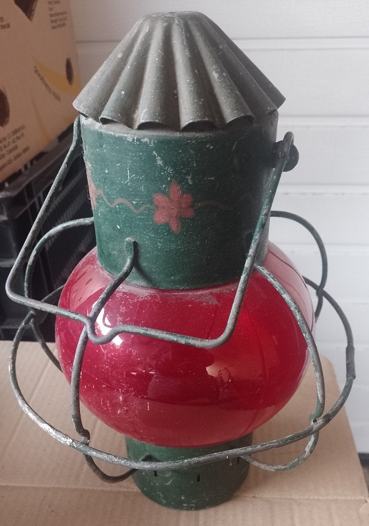 Oude scheepslamp., Ophalen