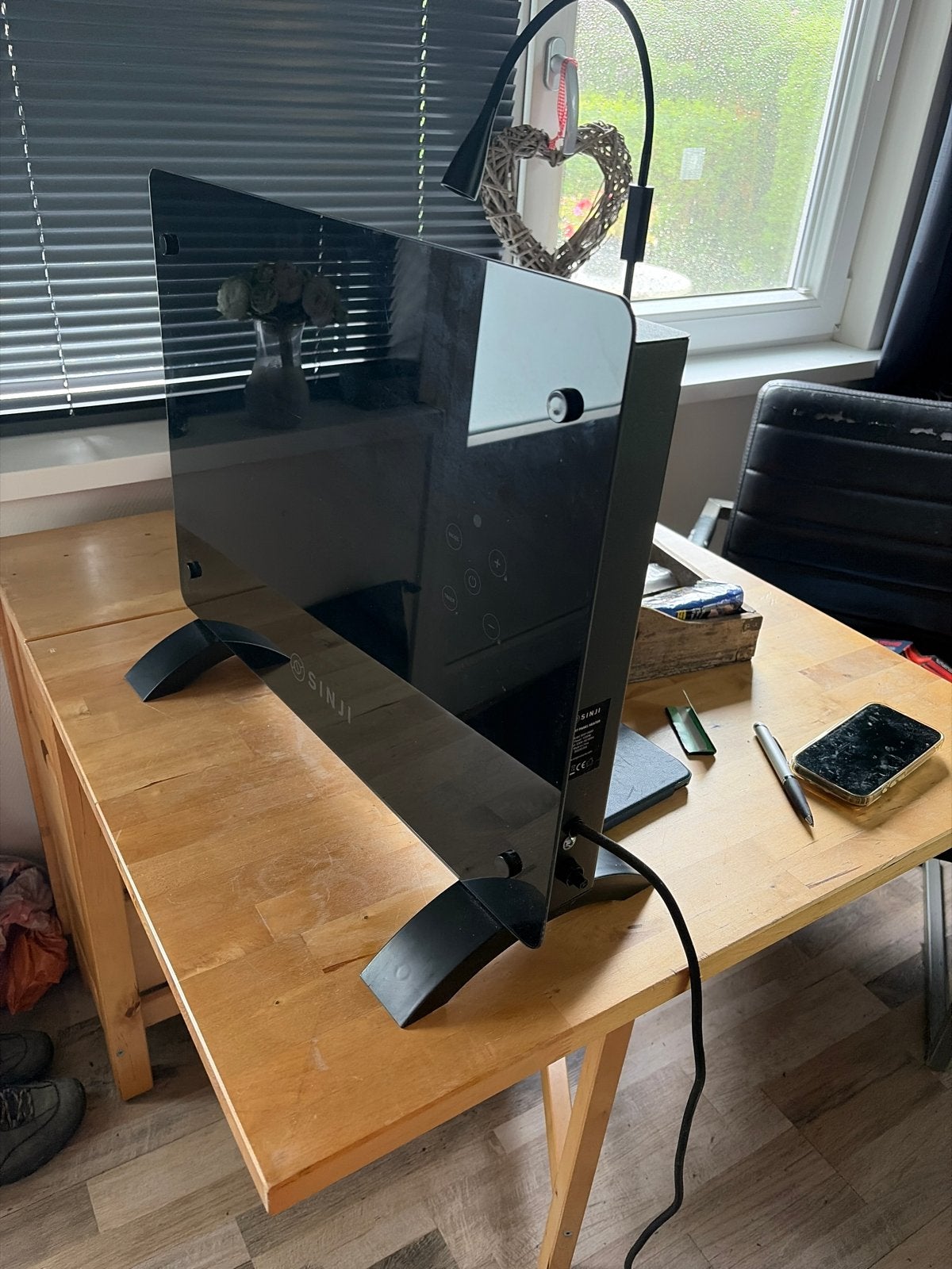 SINJI smart panel heater, Ophalen, 30 tot 80 cm, Kachel, Zo goed als nieuw