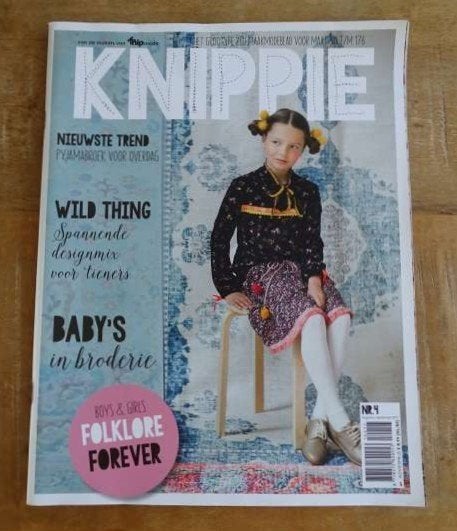 Knippie nr. 4 augustus, september 2017 ook baby maat 50/176, Verzenden, Zo goed als nieuw, Kind, Knippie