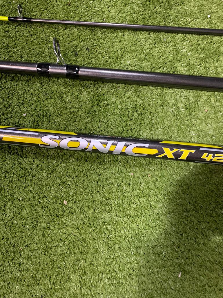 Nieuwe Trabucco Sonic strandhengel, 4.20m & 200 gr, Watersport en Boten, Hengelsport | Zeevissen, Ophalen of Verzenden, Nieuw