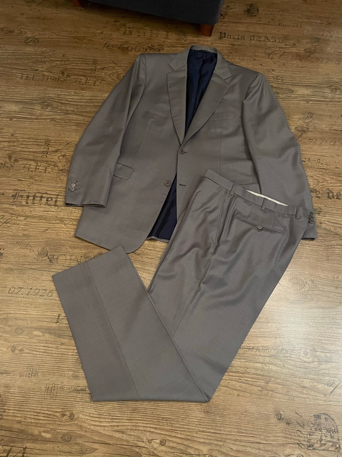 Brioni Secolo Herenpak Grijs 100% Wol Maat 52, Ophalen of Verzenden, Gedragen, Maat 52/54 (L), Grijs