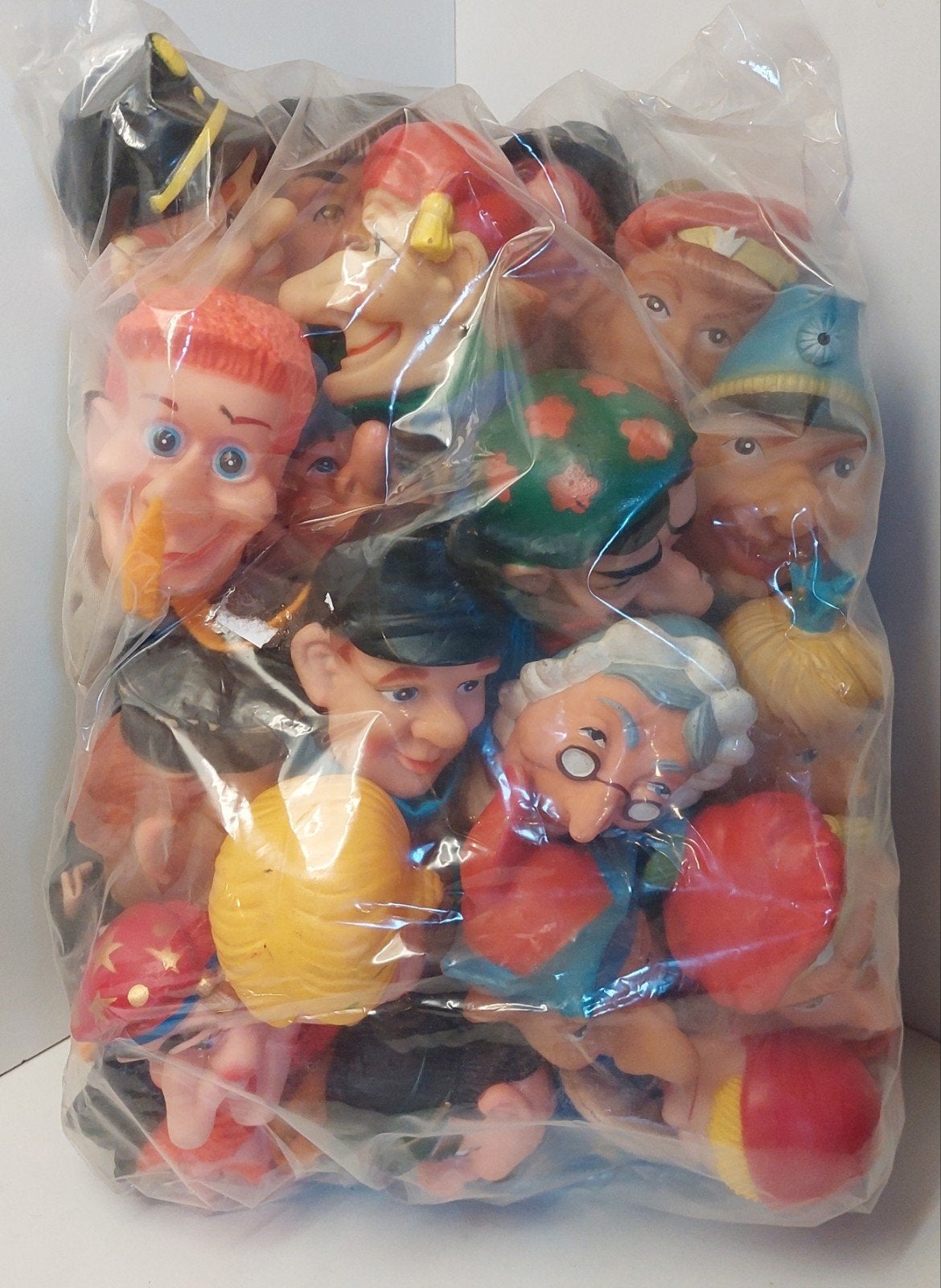 poppenkast poppen verzameling als nieuw 20 stuks, Ophalen of Verzenden, Zo goed als nieuw