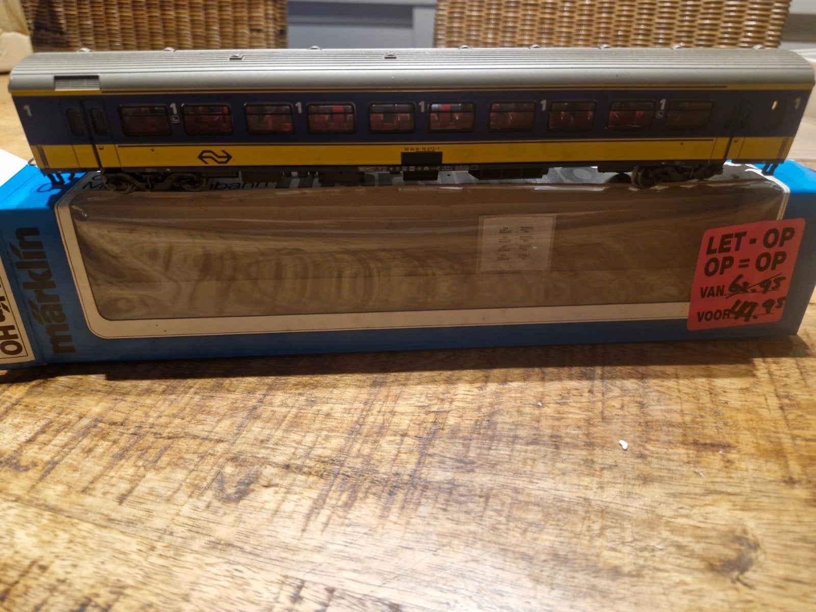 Märklin NS Intercity Rijtuig - Zo goed als nieuw, Wisselstroom, Wagon, Ophalen of Verzenden, Märklin