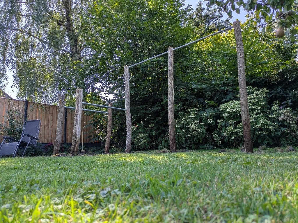 Houten klimrek & Pull Up Bar voor de tuin, Ophalen, Schommel, Aanbouwonderdeel