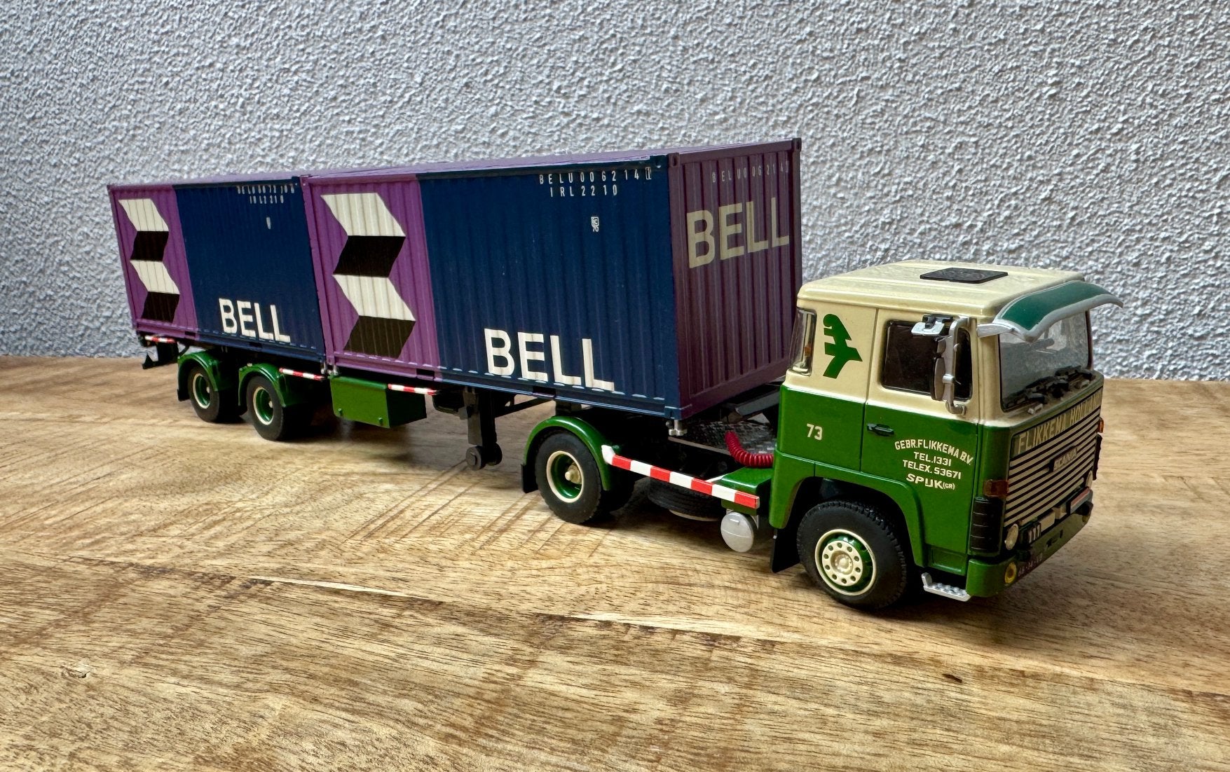 WSI Scania 1 serie Gebr Flikkema met Pacton chassis, Ophalen of Verzenden, Nieuw, Bus of Vrachtwagen, Wsi