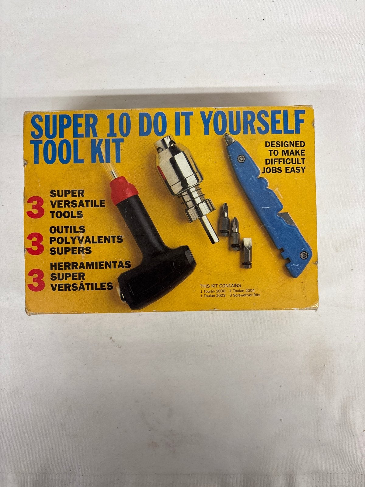 Super 10 Do It Yourself Tool Kit - Nieuw in doos, Ophalen of Verzenden, Nieuw, Gereedschapsset, Overige merken