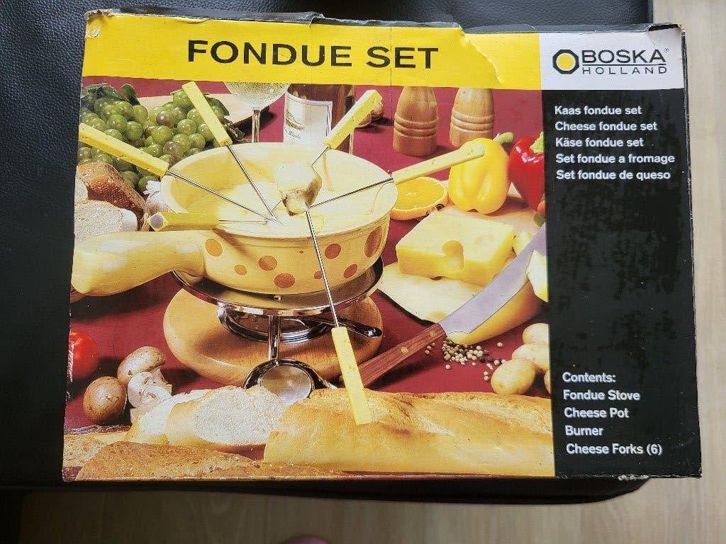 Boska Holland Kaas Fondueset - Compleet en Zo Goed als Nieuw, Witgoed en Apparatuur, Fonduesets, Ophalen of Verzenden, Zo goed als nieuw