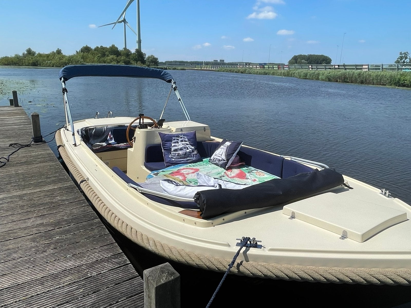 Polyester sloep merk Oudhuijzer, Rondzit, 6 m, 2 m, Oud Huijzer