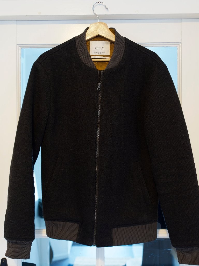 Sissy-Boy Wollen Bomberjack Zwart - Maat M, Kleding | Dames, Maat 38/40 (M), Zwart, Sissy-Boy, Ophalen of Verzenden