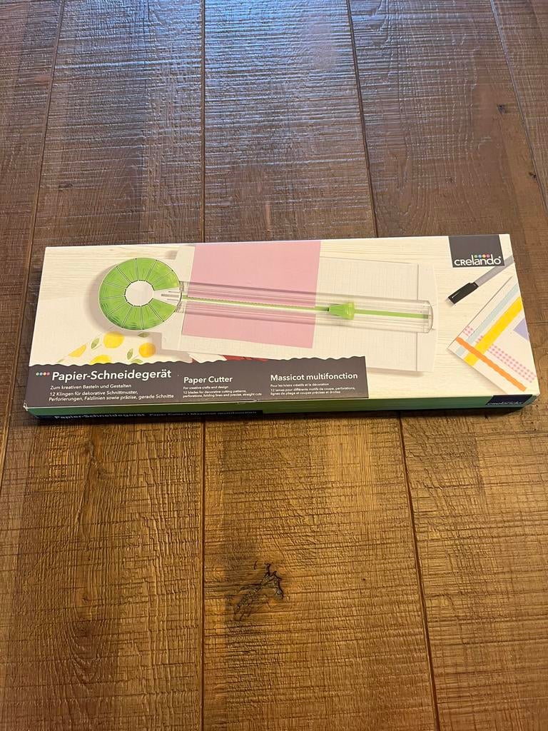 Papier snijder cutter crelando, Ophalen of Verzenden, Zo goed als nieuw