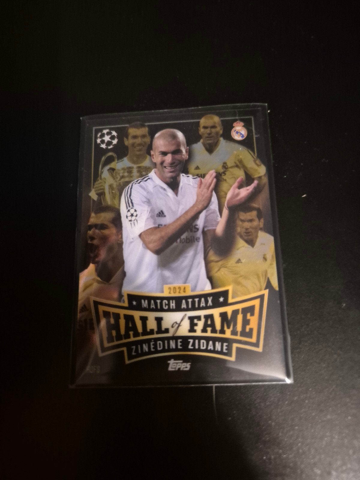 Zinédine Zidane Match Attax Hall of Fame Kaart 2024, Ophalen of Verzenden, Nieuw, Buitenlandse clubs, Spelerskaart